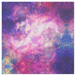 Tissu Nebula Galaxy de l'espace rose pourpre