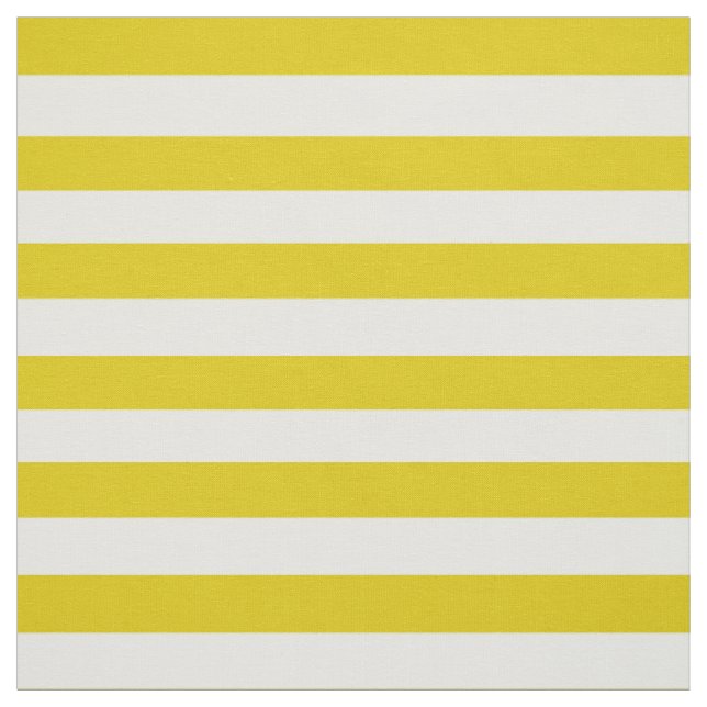 Tissu Neige blanche, or foncé/pied jaune, rayures (Échantillon)