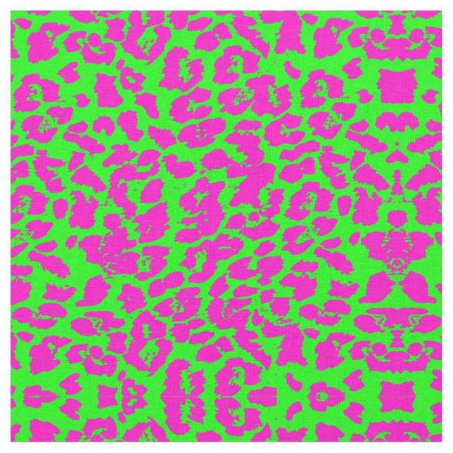 Tissu Neon Cheetah Abstrait (Fermer)