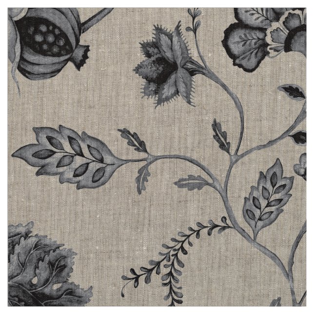 Tissu Nerf de boeuf floral (Échantillon)