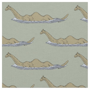 Tissu Nessie le monstre Loch Ness