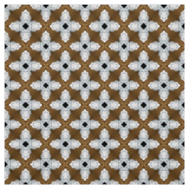 Tissu Neutres modernes : Croix gris Brown et clair Pima (Échantillon)