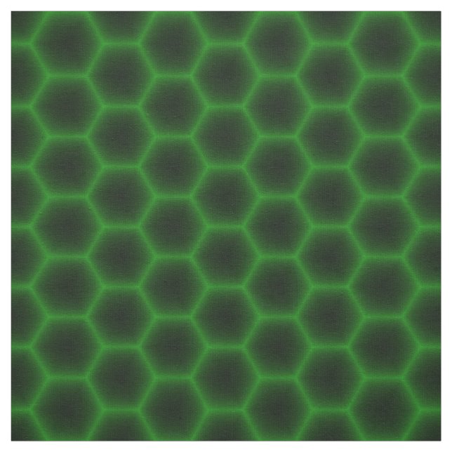 Tissu Nid d'abeilles vert (Échantillon)