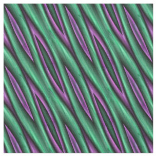 Tissu Nikki vert et violet abstrait