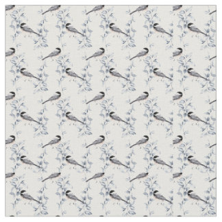 Tissu Noël d'hiver avec Robin Fabric