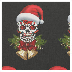 Tissu Noël Père Noël Jour Du Crâne Sugar Morts