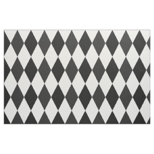 Tissu Noir Blanc Pas de Motif d'étirement