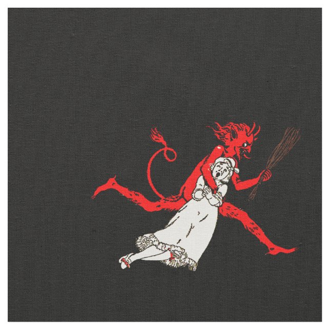 Tissu noir de Krampus (Fermer)