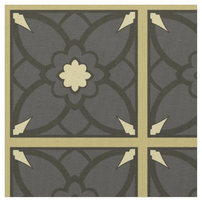 Tissu Noir doré (Fermer)
