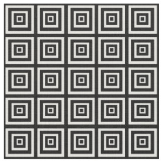 Tissu Noir et blanc carrés