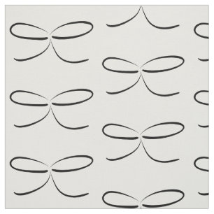 Tissu noir et blanc d'arc