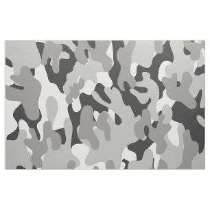 Tissu noir et blanc de camouflage