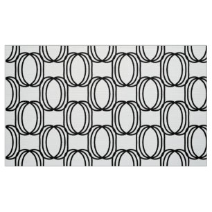 Tissu noir et blanc moderne