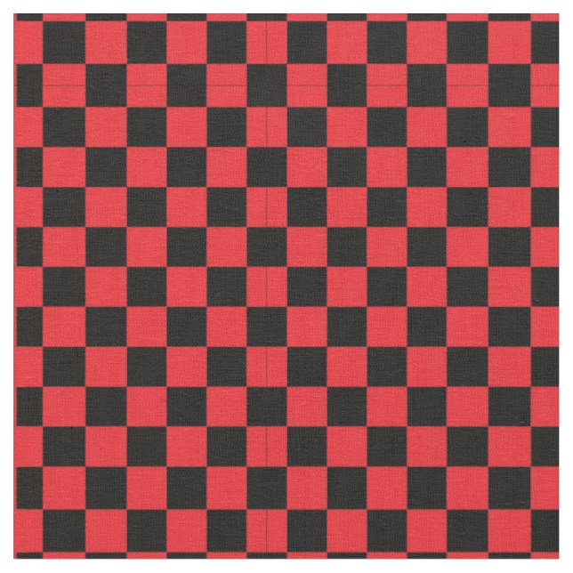 Tissu noir et rouge de motif de contrôleur (Fermer)