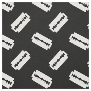 Tissu Noir modelé droit de lame de rasoir de bord