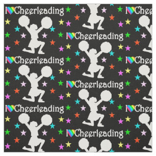 TISSU NOIR SUPER STAR CHEERLEADLEADE