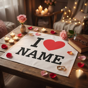 Tissu Nom du coeur