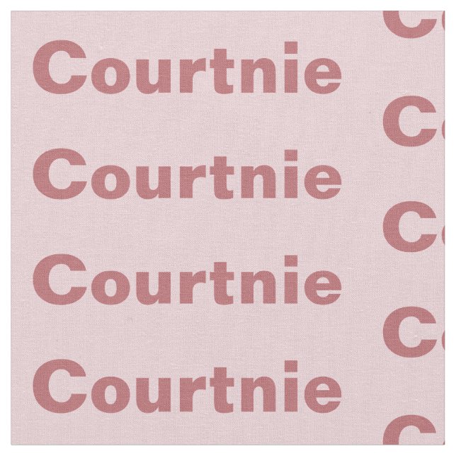 Tissu Nom personnalisé (Fermer)