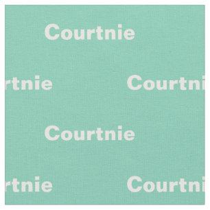 Tissu Nom personnalisé