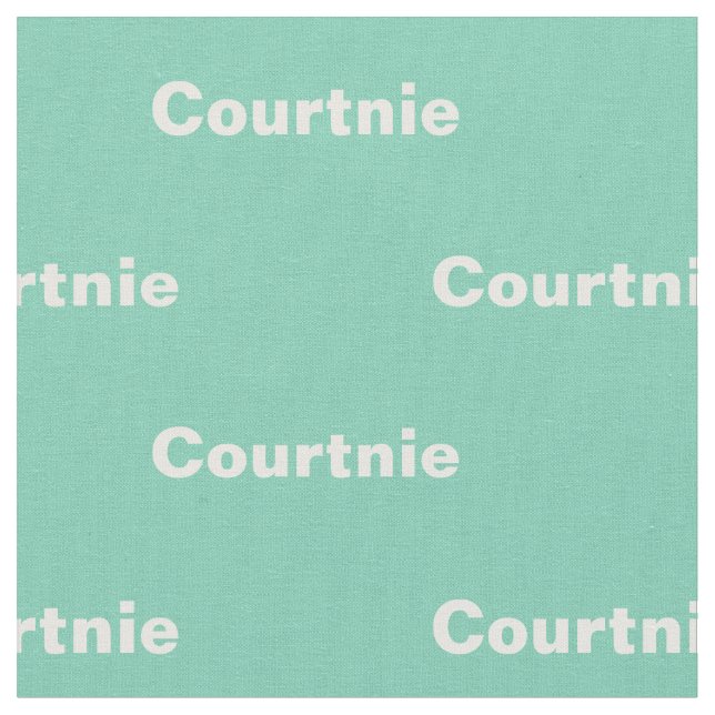 Tissu Nom personnalisé (Fermer)