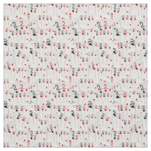 Tissu Nombre Deux Dans Un Motif En Couche,