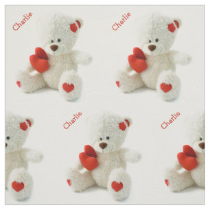 Tissu nommé fait sur commande d'ours de nounours