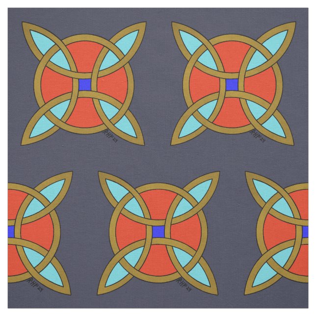 Tissu Nordic Protection from Witchcraft or Witch's Knot (Échantillon)