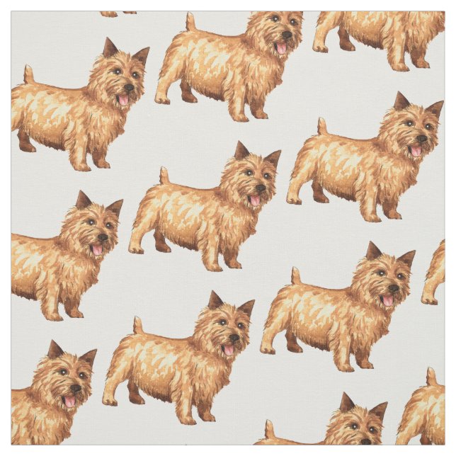 Tissu Norwich Terrier (Échantillon)