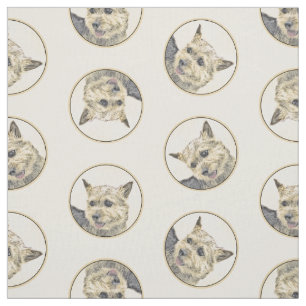 Tissu Norwich Terrier Peinture mignonne Artiste Pot Orig