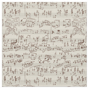 Tissu Notes de musique