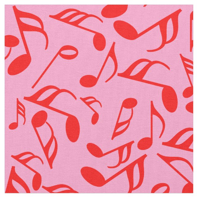 Tissu Notes de musique colorée (Fermer)