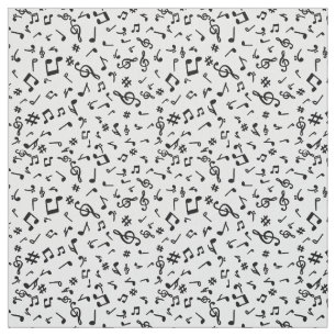 Tissu Notes musicales