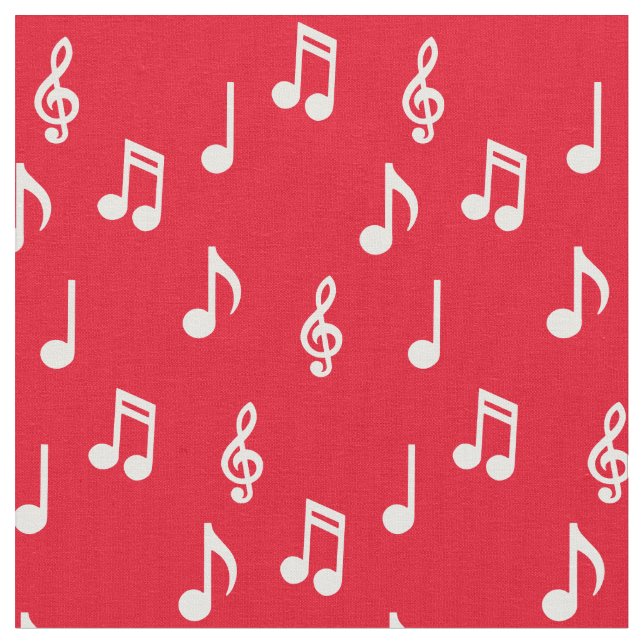 Tissu Notes musicales Cute Musicien enseignant (Fermer)