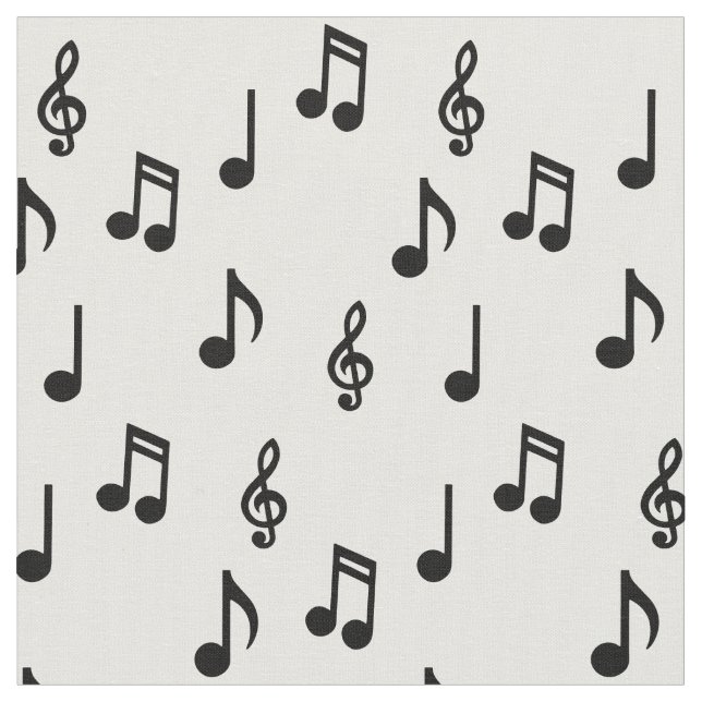 Tissu Notes musicales Mourtes Professeur musicien (Fermer)