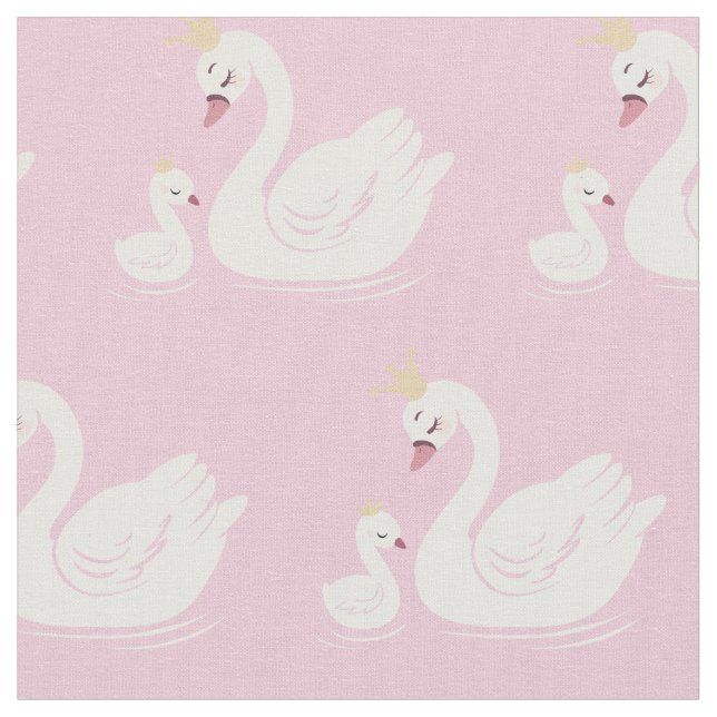 Tissu Nourrisson de bébé de la reine Swan Princess Crown (Fermer)