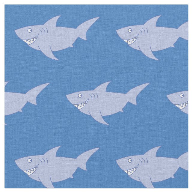Tissu Nourriture pour bébé en requin Décor Cute (Fermer)