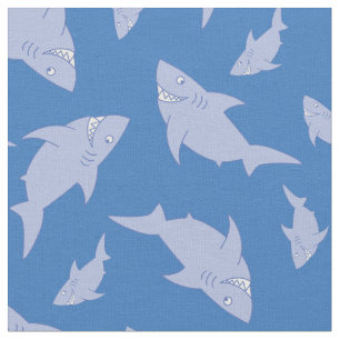 Tissu Nourriture pour bébé requin Décor mignon