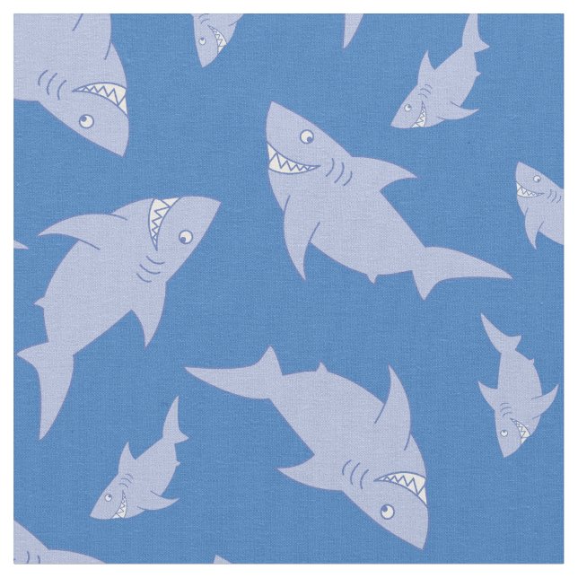 Tissu Nourriture pour bébé requin Décor mignon (Fermer)