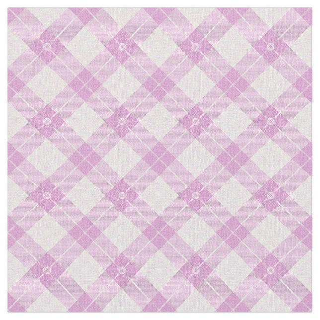 Tissu Nourriture simple Plaid Motif clair rose bébé fill (Fermer)