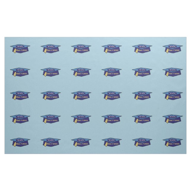 Tissu Nous il avons classé l'obtention du diplôme des (Fat Quarter)