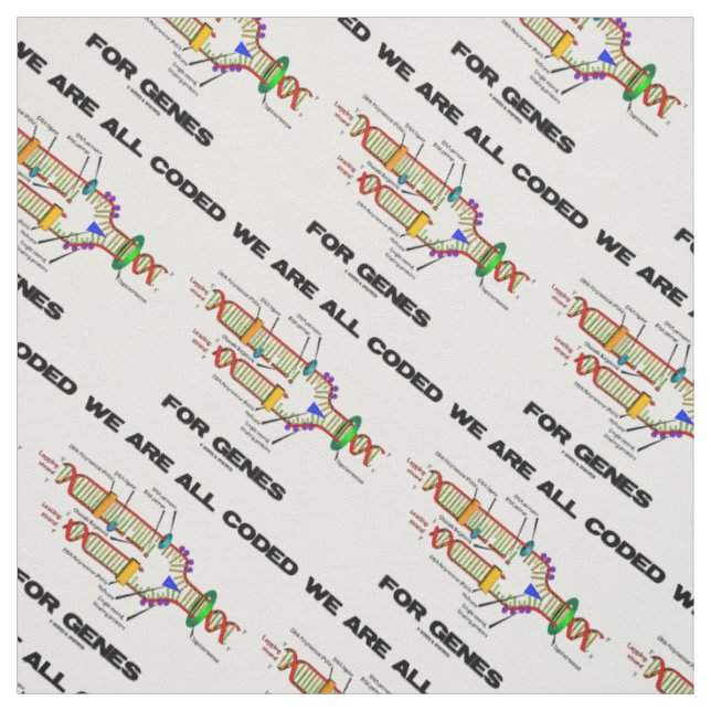 Tissu Nous Sommes Tous Codés Pour La Réplication D'ADN D (Échantillon)