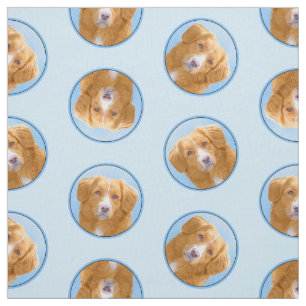 Tissu Nouvelle-Écosse Peinture de chien pour l'essayeur 