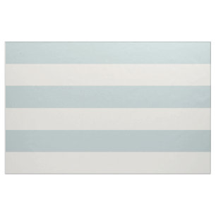Tissu Nuage Bleu et ivoire Large rayures Grande échelle