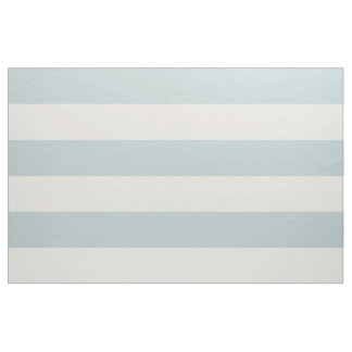 Tissu Nuage Bleu et ivoire Large rayures Grande échelle