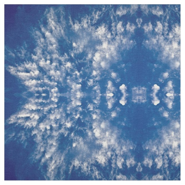 Tissu Nuages à cravate (Fermer)