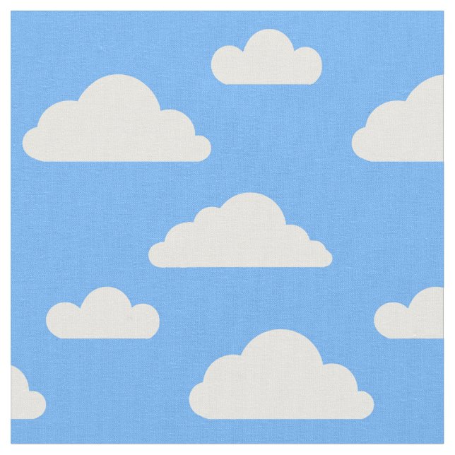 Tissu nuages bleus par Nicole Janes (Fermer)