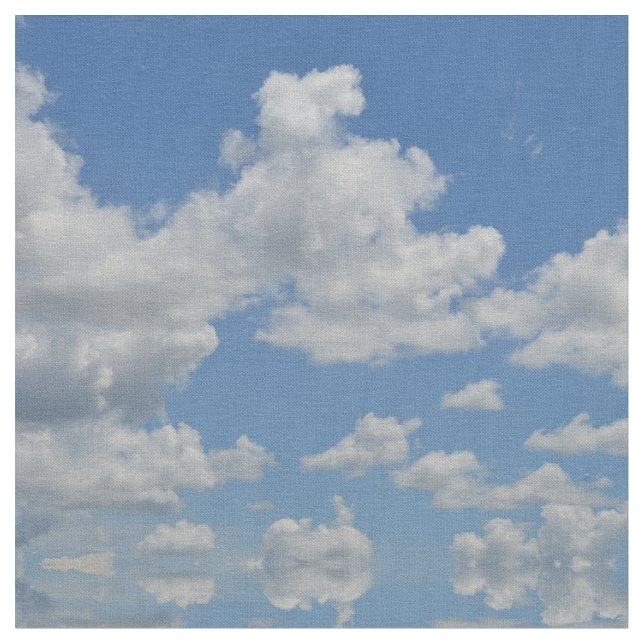 Tissu Nuages de Mirriored (Fermer)