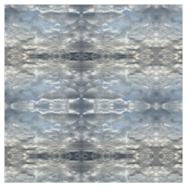 Tissu Nuages de tempête Abstraits (Échantillon)