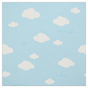 Tissu Nuages et vent