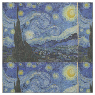 Tissu Nuit Van Gogh Starry
